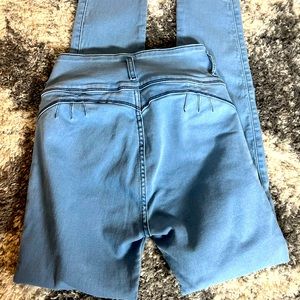 Butt lifting jeans.
